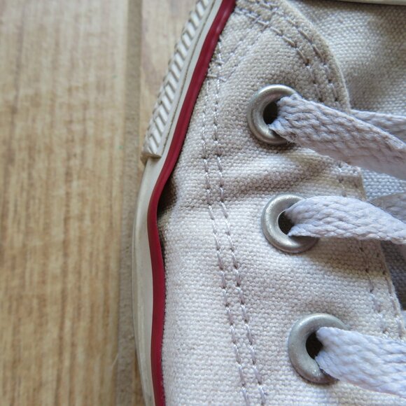 Converse Chuck Taylor All Star White Low Top Sneakers Women's 6 Men's 4 - Picture 8 of 11
